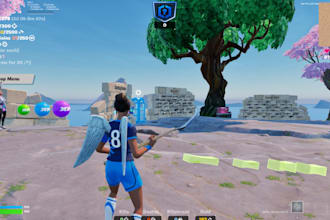 create a fortnite map, battle royal, 1v1 to 4v4,  zonewars map, uefn, bedwar map