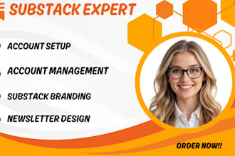 setup substack manage account substack email newsletter template substack brand