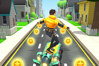 do play to earn endless runner game development unity, web3, mobile racing game