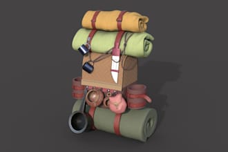 model props for game development and animation