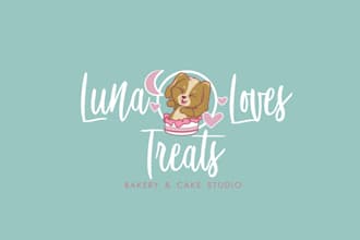 design a logo for your bakery, bread, pizza, or restaurant