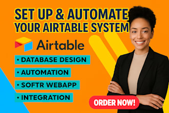 set up and automate your airtable base, interface, and workflow as your expert