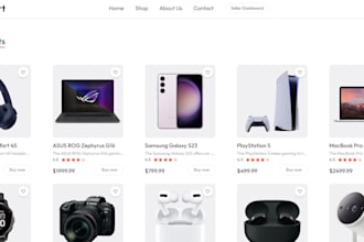 create a secure ecommerce website with payment integration and admin dashboard