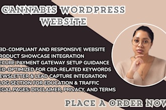 cbd wordpress website hemps website cbd landing page cbd ecommerce store