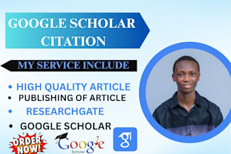 write publish articles in google scholar reviewed indexed journal