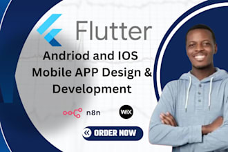 do you mobile app development, ios app, android app creation flutter flow