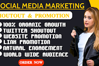 share, shoutout promote website link to 900m twitter, ig, fb, tiktok audiences
