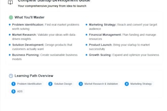 provide you with a guide for startup creation from the first steps