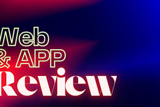 test and QA review your website or app