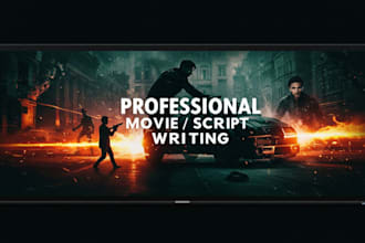 write a professional movie script, screenplay, or TV series script for film