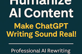 humanize and rewrite ai generated content to sound natural