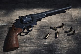 create 3d game objects and assets 3d weapon for unity and unreal engine