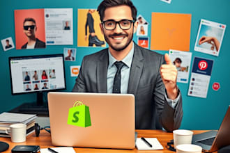 professional shopify store design  social media setup facebook instagram