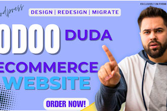 design wordpress business website seo, woocommerce, framer, odoo, wix, shopify