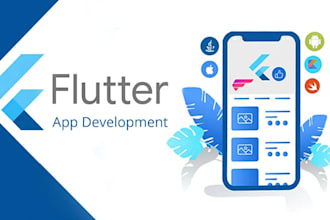 develop a fully functional flutter app with firebase backend