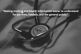 simplify health and medical content for patients and the public