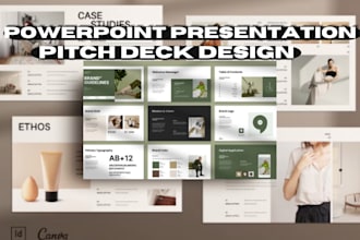 design powerpoint presentation, investors pitch deck, google slides, ppt