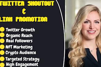 shoutout, promote website link to 300m USA, UK twitter, ig, fb, tiktok audience
