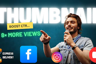 design amazing youtube thumbnail that attract viewers