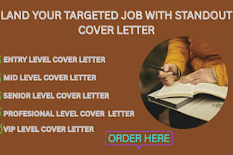 craft standout cover letter 24 hours delivered