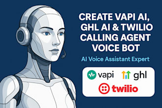 create vapi ai calling agent ghl ai twilio calling agent ai voice bot vapi ai
