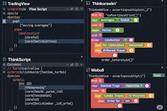modify between tradingview thinkorswim webull pinescript thinkscript