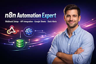 build n8n webhooks, API integrations and google sheets automations