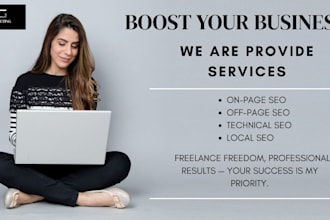 perform technical off page on page SEO for your website to achieve a high rating