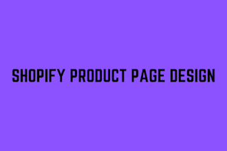 design simple product page