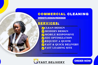 create commercial cleaning website, house cleaning website,booking koala website