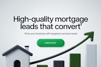generate targeted mortgage and business loan leads using paid ads, landing page