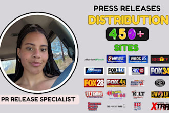 write a press release and do press release distribution