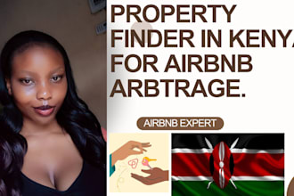 help you find profitable properties for airbnb in kenya and offer legal advice