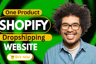 build one product or dropshipping shopify store with full shopify cro and audit