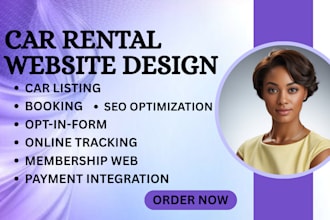 design car dealership website, car rental website automotive dealership website