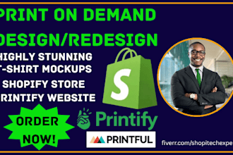 design stunning t shirt website mockups print on demand pod for your store