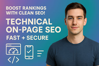 optimize technical on page SEO for odoo, showit, duda, wordpress, or wix