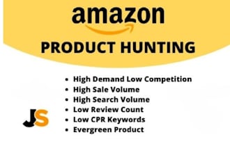 do amazon winning product research and hunting