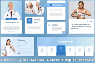 create healthcare website, medical doctor and nurse website in wordpress