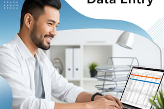 do fast and accurate data entry, typing, or file conversion