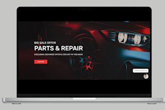build car accessories shopify store auto part car wrap store automobile website