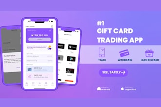 develop gift card trading app, gift card exchange app, gift card website