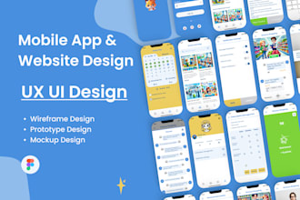 design website, app, saas, dashboard UX UI, figma