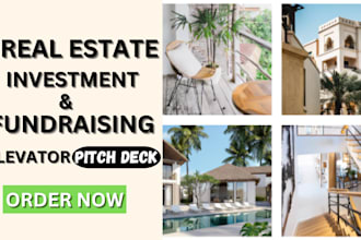 design a compelling pitch deck for real estate investors and professionals