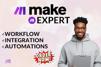 setup make automation, make expert, create make com automation, n8n workflow