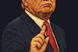 create high quality pixel art portraits
