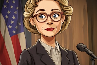 create political cartoons illustrations