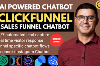 build manychat ai chatbot automation into clickfunnels goghighleve website