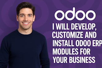 customize, develop and install odoo erp modules for your business