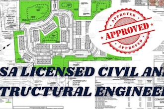 design permit ready subdivision site plan with lot and road layout city approval